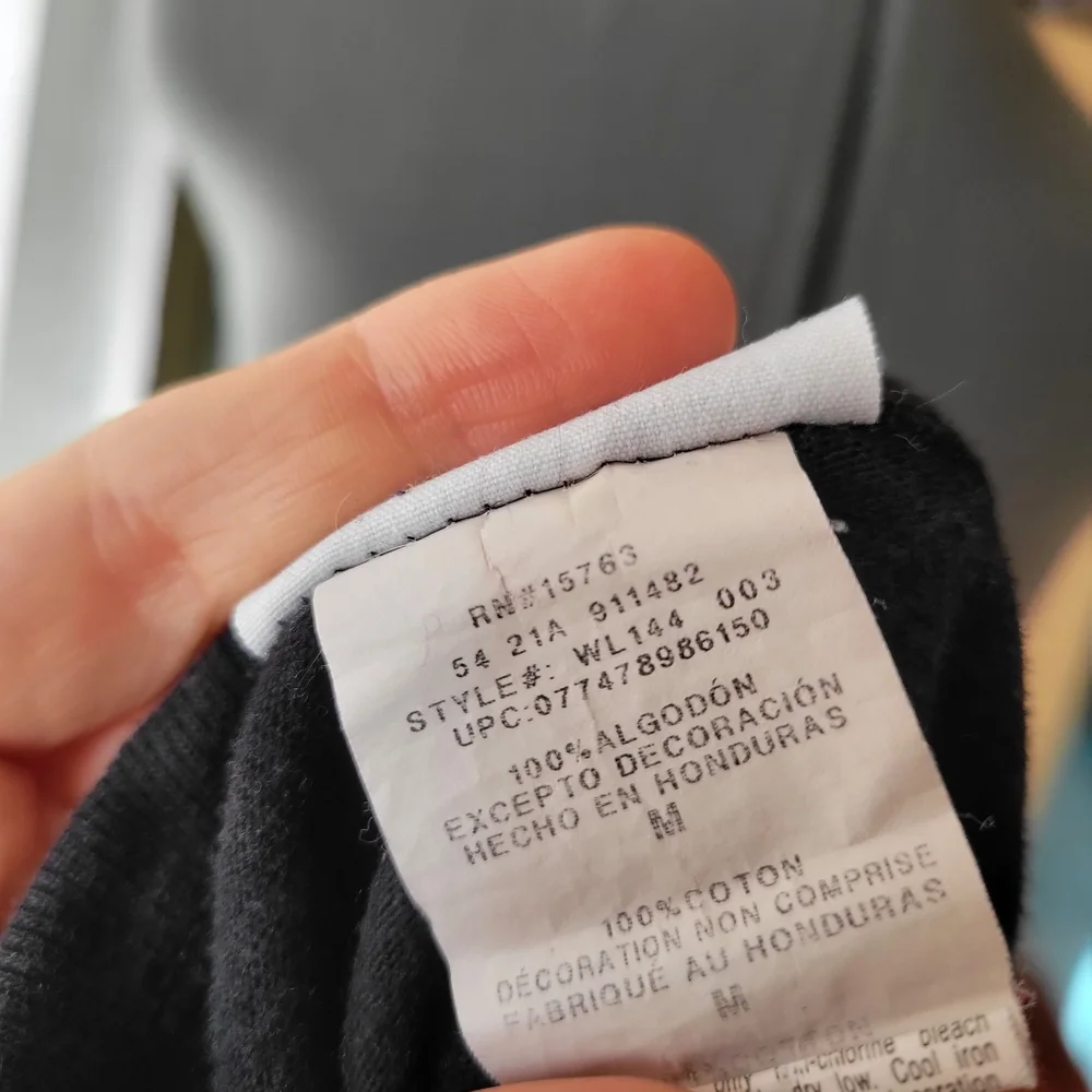 Champion Black Multicolor Logo T-Shirt Women's Size Medium - Picture 7 of 8